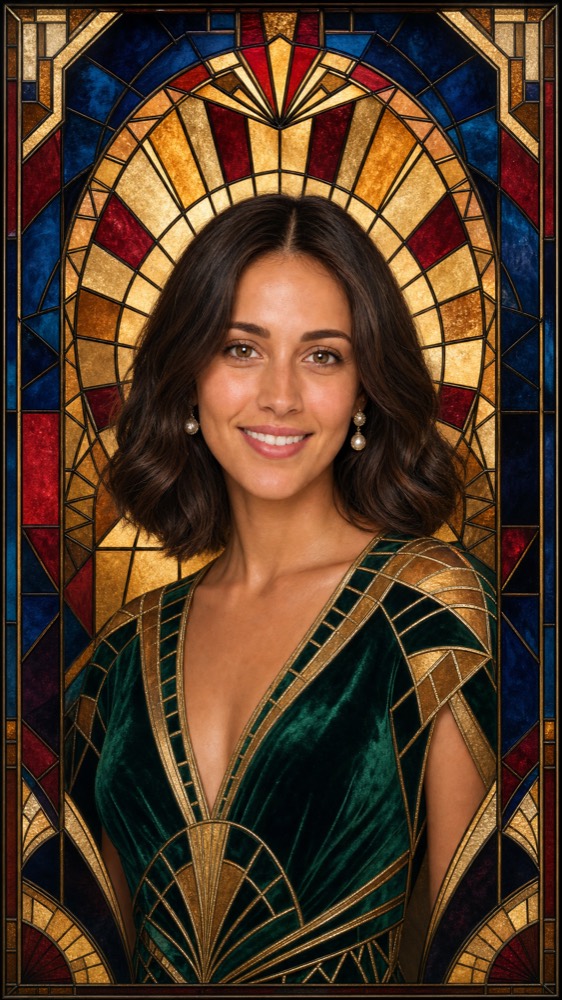 Deco Stained Glass